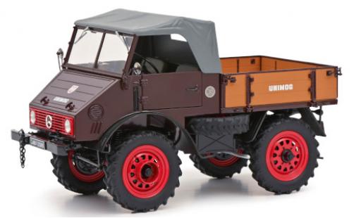 Diecast model cars Mercedes Unimog 401-404 401 red 1/18 Schuco
