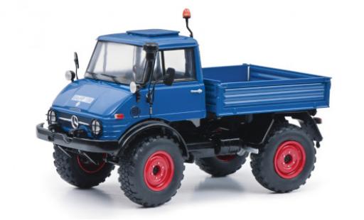 Diecast model cars Mercedes Unimog 406-425 406 blue 1/18 Schuco