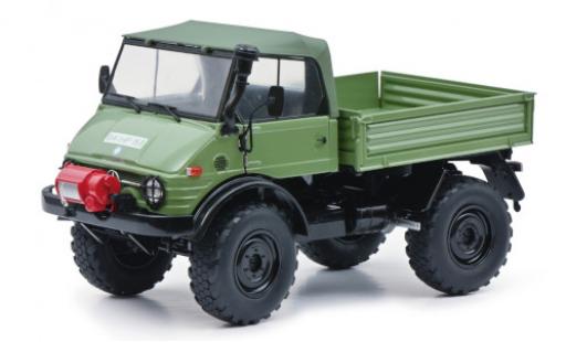 Diecast model cars Mercedes Unimog 406-425 406 Convertible green 1/18 Schuco