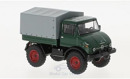 Diecast model cars Mercedes Unimog 406-425 U406 green 1/64 Schuco