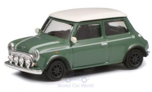 Diecast model cars Mini Cooper Base green/white 1/87 Schuco