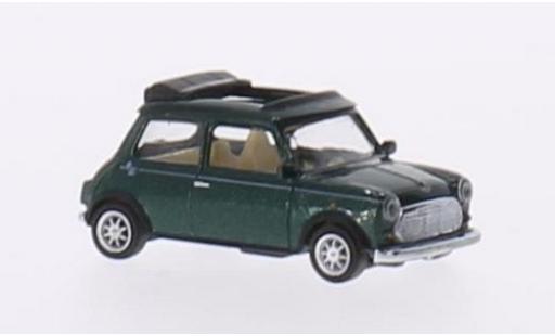 Diecast model cars Mini Cooper Base metallic green folding roof ge&Atilde;&para;ffnet 1/87 Schuco