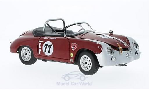 Diecast model cars Porsche 356 A A A Carrera GT Speedster No.77 Bridgehampton 1963 B.Jennings without Vitrine 1/18 Schuco