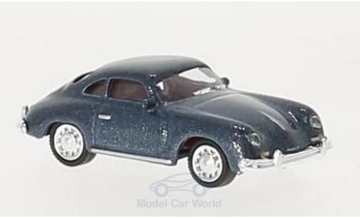 Diecast model cars Porsche 356 A A Coupe metallic blue 1/87 Schuco