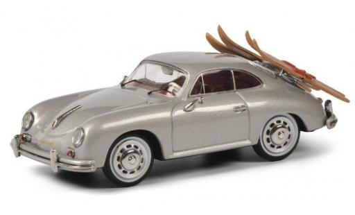 Diecast model cars Porsche 356 A A Coupe grey avec Wasserskitr&Atilde;&curren;ger et charge 1/43 Schuco