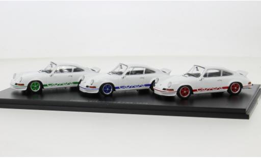 Diecast model cars Porsche 911 RS 3er-Set: 50 Jahre Carrera 2.7 white 1/43 Schuco