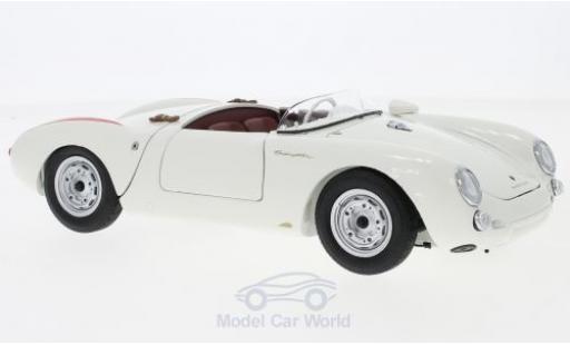 Diecast model cars Porsche 550 Base S Spyder white Edition 70 Jahre 1/18 Schuco