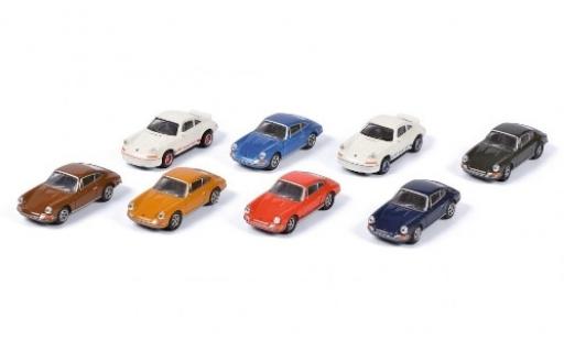 Diecast model cars Porsche 911 Base 8er-Set: 1/87 Schuco