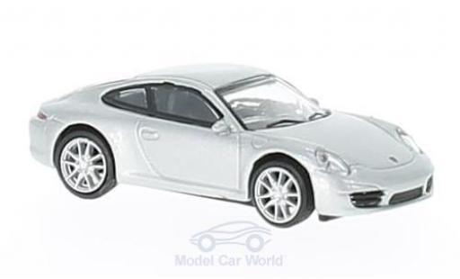 Diecast model cars Porsche 911 S Carrera grey 1/87 Schuco