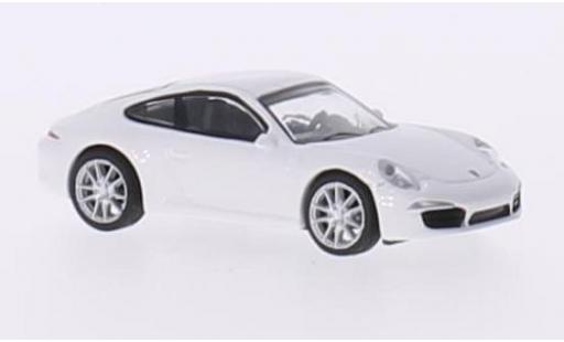 Diecast model cars Porsche 911 S Carrera white 1/87 Schuco