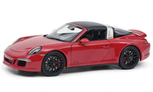 Diecast model cars Porsche 911 Targa Carrera 4 GTS (.1) red 2014 toit d&Atilde;&copy;tachable 1/18 Schuco