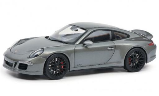 Diecast model cars Porsche 911 GTS Carrera (.1) metallic grey 2014 1/18 Schuco