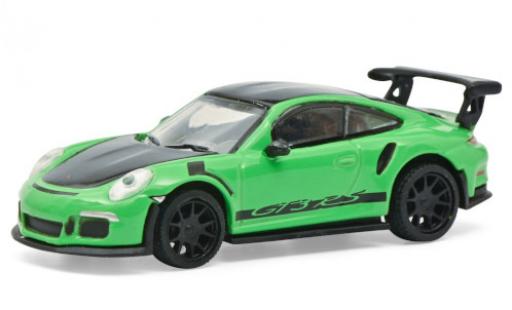 Diecast model cars Porsche 911 GT3 RS green/matt-black 1/87 Schuco