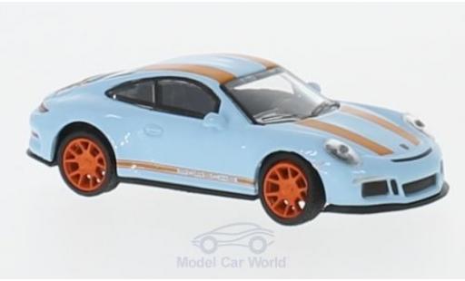 Diecast model cars Porsche 911 SC R blue/orange 1/87 Schuco