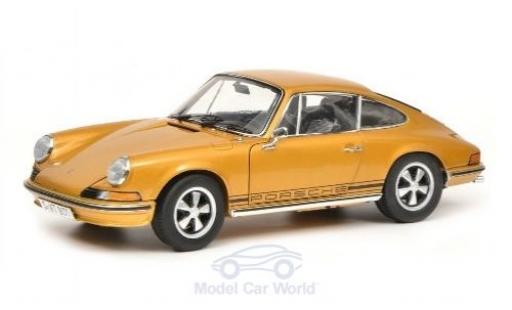 Diecast model cars Porsche 911 S S gold 1973 1/18 Schuco