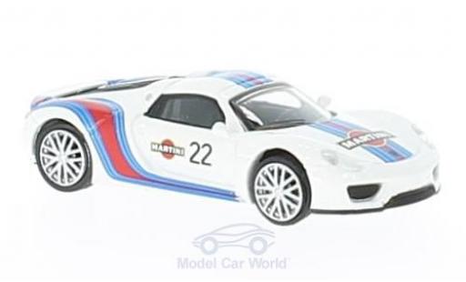 Diecast model cars Porsche 918 Martini Spyder No.22 1/87 Schuco