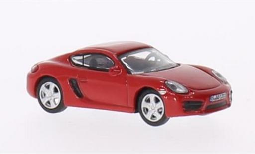 Diecast model cars Porsche 718 S (981) red 1/87 Schuco