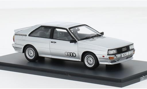 Diecast model cars Audi Quattro coupe silver 1984 1/43 Schuco ProR
