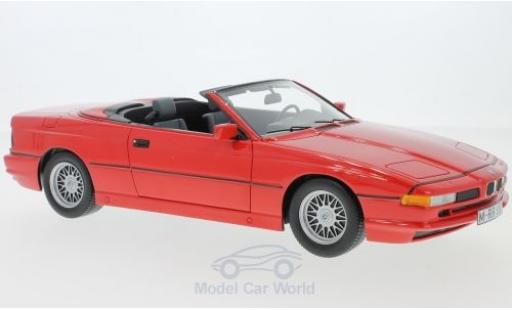 Diecast model cars Bmw 850 cabriolet i Convertible red 1/18 Schuco