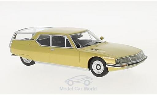 Diecast model cars Citroen SM Shooting Brake gold 1/43 Schuco