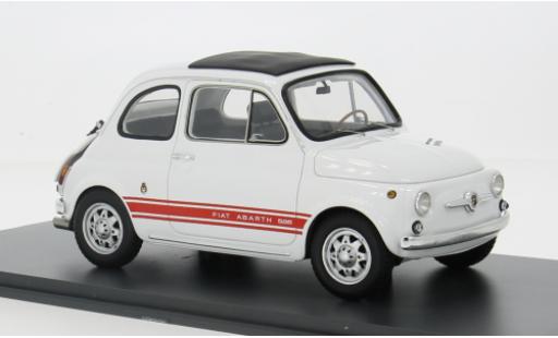 Diecast model cars Fiat 500 Abarth 595 SS white 1965 1/18 Schuco ProR