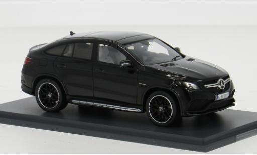 Diecast model cars Mercedes GLE Coupe 63 (X253) metallise black 2016 1/43 Schuco ProR
