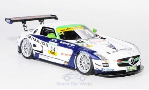 Diecast model cars Mercedes SLS GT3 AMG No.34 Heico Motorsport Primajob ADAC GT Masters 2011 L.D.Arnold/A.Zuber 1/43 Schuco