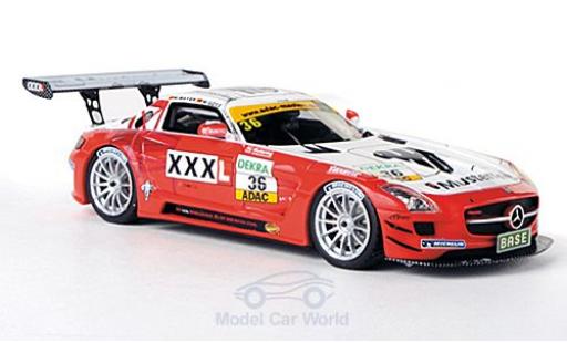 Diecast model cars Mercedes SLS GT3 AMG No.36 MS Racing Musterring ADAC GT Masters 2011 M.Mayer/M.G&Atilde;&para;tz 1/43 Schuco