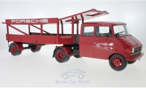 Diecast model cars Opel Blitz Base Renntransporter Porsche 1/18 Schuco