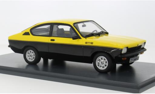Diecast model cars Opel Kadett C GT/E C yellow/black 1976 1/18 Schuco ProR