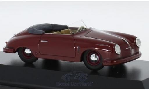 Diecast model cars Porsche 356 Cabriolet Gm&Atilde;&frac14;nd Convertible red 1948 1/43 Schuco