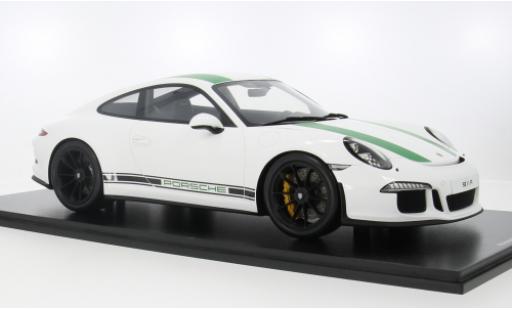 Diecast model cars Porsche 911 R white/green 2016 1/12 Schuco ProR