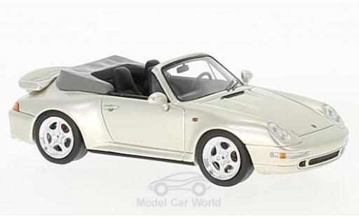 Diecast model cars Porsche 911 Turbo Convertible metallic beige 1/43 Schuco