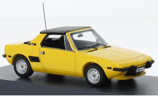 Diecast model cars Fiat X 1/9 Targa yellow 1972 1/43 Schuco ProR