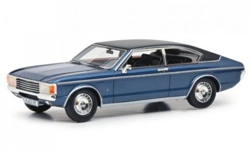 Diecast model cars Ford Granada Coupe Schuco / Pro.R MKI metallic blue/black 1974 1/43 Schuco