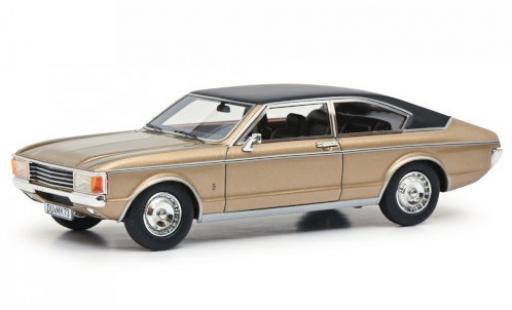 Diecast model cars Ford Granada Coupe Schuco / Pro.R MKI metallic beige/black 1974 1/43 Schuco