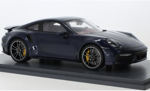Diecast model cars Porsche 911 Turbo s metallise blue 2021 1/18 Schuco ProR