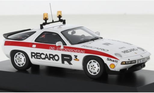 Diecast model cars Porsche 928 S S ONS-Streckensicherung 1/43 Schuco