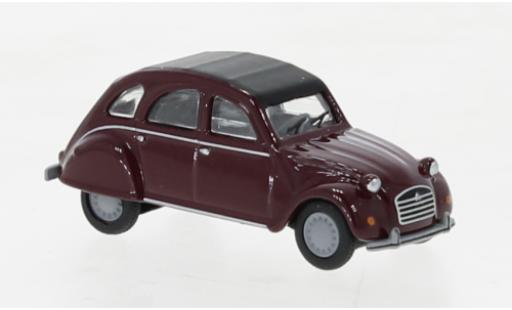 Diecast model cars Citroen 2CV Berline red 1/87 Schuco