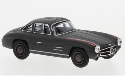Diecast model cars Mercedes 300 Base SL Douane matt anthracite 1/64 Schuco