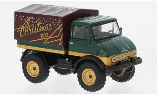 Diecast model cars Mercedes Unimog 406-425 U406 Christmas Edition 2022 1/64 Schuco
