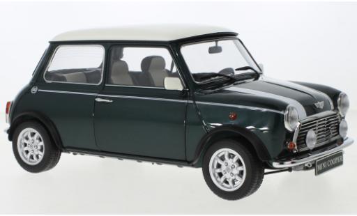 Diecast model cars Mini Cooper Base metallise green /beige 1/12 Schuco