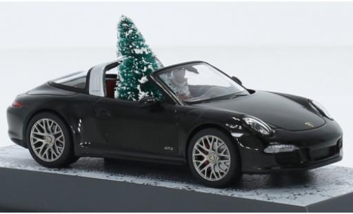 Diecast model cars Porsche 911 Targa Carrera 4 GTS Christmas Edition 2023 1/43 Schuco