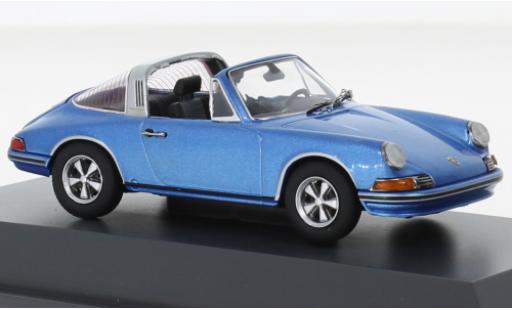 Diecast model cars Porsche 911 Targa S metallise blue 1971 1/43 Schuco