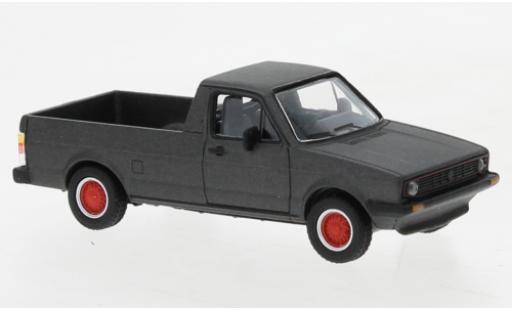 Diecast model cars Volkswagen Caddy MkI Custom matt-grey 1/64 Schuco