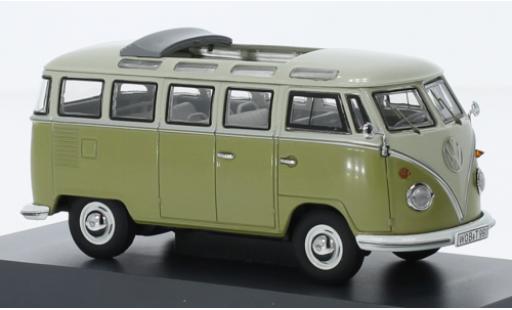 Diecast model cars Volkswagen T1 A Samba la chaux/grey 1952 1/43 Schuco