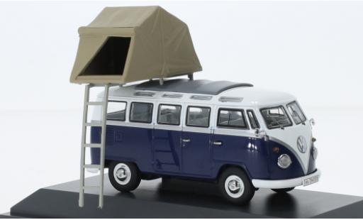 Diecast model cars Volkswagen T1 B bus blue/white 1952 1/43 Schuco