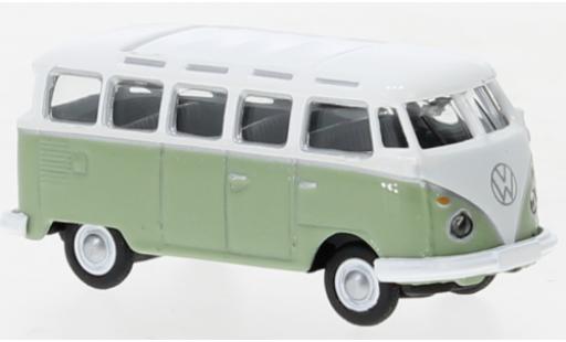 Diecast model cars Volkswagen T1 Base c Samba la chaux/white 1/87 Schuco