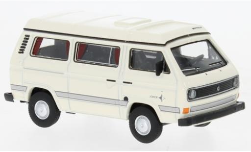 Diecast model cars Volkswagen T3 Base Westfalia Joker white 1/64 Schuco