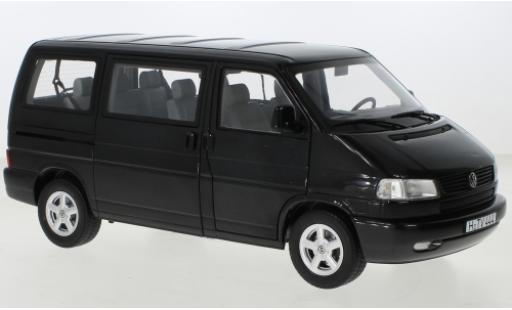 Diecast model cars Volkswagen T4 B Bus Caravelle metallise black 1/18 Schuco